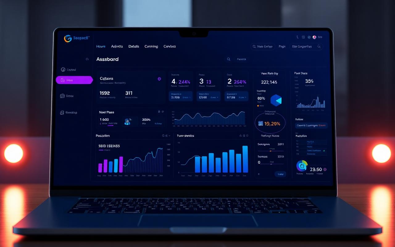 NorthPeak Analytics website mockup